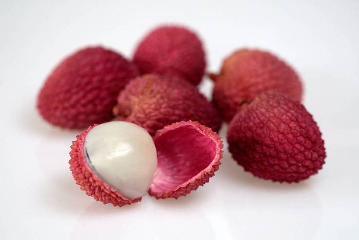 Litchie Lychee, Litchi chinensis, Germay, Europe, fruit