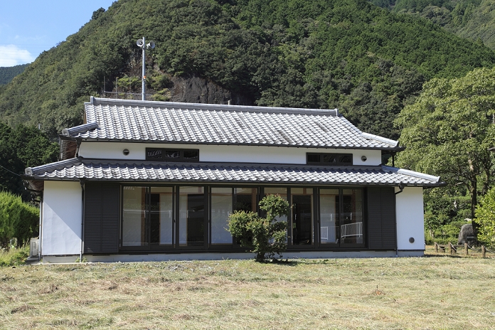 Ihara Saikaku Memorial Exchange Center in Hidakagawa Town, Wakayama Prefecture