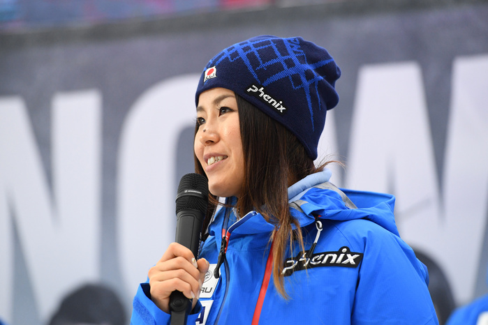 All Japan Ski Federation TAKE OFF Press Conference Ayana Onozuka, Ayana Onozuka NOVEMBER 1, 2016   Skiing :. 2016 2017 SAJ Team Japan TAKE OFF Press Conference at SUBARU STAR SQUARE, Tokyo, Japan.  Photo by AFLO SPORT 
