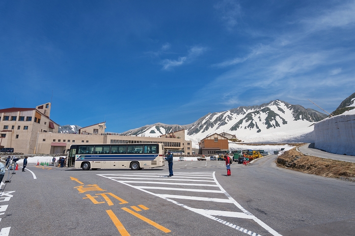 Toyama Prefecture Tateyama Kurobe Alpine Route Murodo Bus Terminal