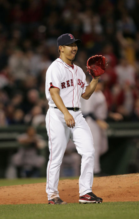 Daisuke Matsuzaka (Red Sox), Daisuke Matsuzaka
APRIL 22, 2007 - MLB : Daisuke Matsuzaka of the Boston Red Sox during the game against the New York Yankees at Fenway Park in Boston, Massachusetts, USA.
(Photo by AFLO) [2324].