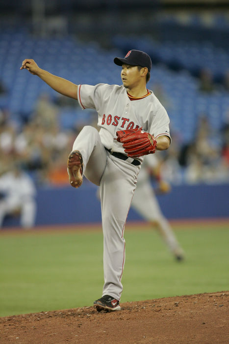 Daisuke Matsuzaka (Red Sox), Daisuke Matsuzaka
MAY 9, 2007 - MLB : Daisuke Matsuzaka of the Boston Red Sox pitches against the Toronto Blue Jays diring the game at Rogers Centre in Toronto, Ontario, Canada .
(Photo by AFLO) [2324].
