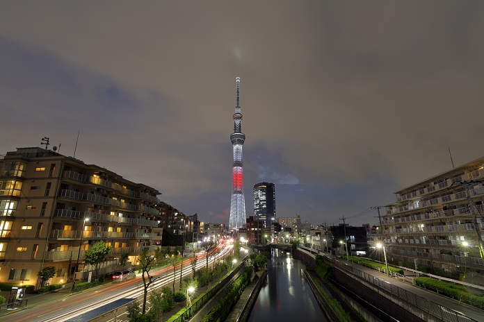 Tokyo Tokyo Sky Tree: Rio Olympics period Hinomaru version