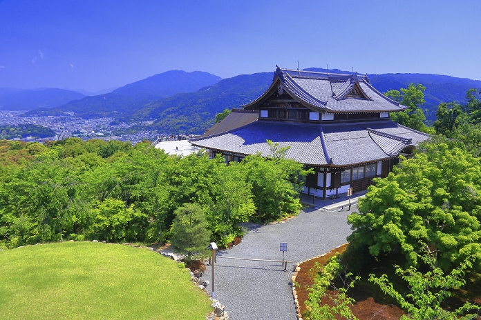 Seiryu-den (Blue Dragon Hall) at Seiren-in Dainichi-do, Kyoto, Japan