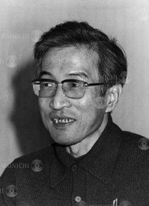 Shichihei Yamamoto  January 1974  Shichihei Yamamoto, president of Yamamoto Shoten, photographed in January 1974