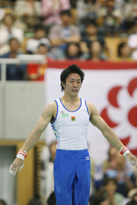 Isao Yoneda, Isao Yoneda
MAY 6, 2008 - Artistic gymnastics : The 47th NHK Cup & 29th Olympics Trial, Men's Individual All-Around 2nd Day at Momotaro Arena, Okayama, Japan. Photo by AFLO SPORT) [1080].