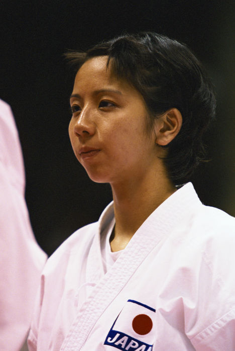 Eri Fujioka (JPN)
JULY 2001 - Karate : A portrait of Eri Fujioka of Japan during the 4th Tokyo World Women's Karatedo Championship at Yoyogi 2nd Gymnasium in Tokyo, Japan.
(Photo by AFLO SPORT) [1051].