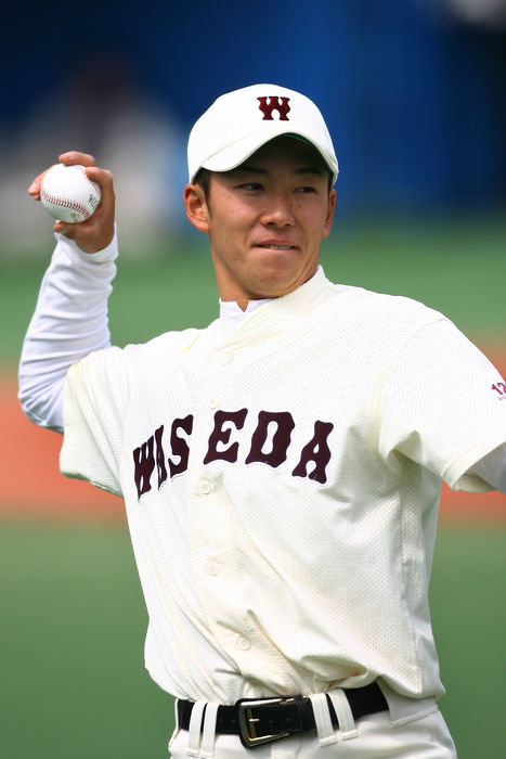 Yuki Saito (Waseda), Yuki Saito
MARCH 31, 2007 - Baseball :.
Waseda University Baseball Club Spring Trainning Game
match between Waseda University - Kazusa Magic
at Jingu Baseball Stadium, Tokyo, Japan.
(Photo by AFLO) [1045].