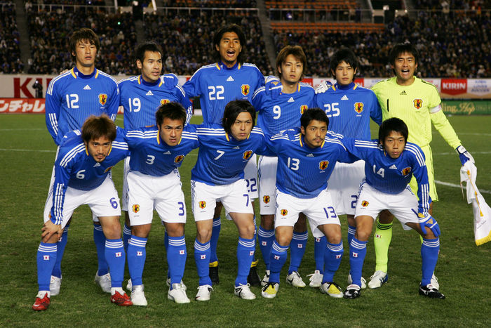 Japan National Team Group Line-Up (JPN)
JANUARY 26, 2008 - Football :.
KIRIN Challenge Cup 2008
match between Japan 0-0 Chile
at National Stadium, Tokyo, Japan.
 (Photo by AFLO SPORT) [1045].