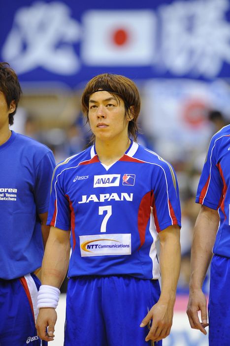 Daisuke Miyazaki (JPN)
MAY 9, 2008 - Handball :.
Japan-Korea Men's National Team Home & Away Matches
between Japan 23-25 South Korea
at Sky Hall Toyota, Aichi, Japan.
 (Photo by AFLO SPORT) [1045].