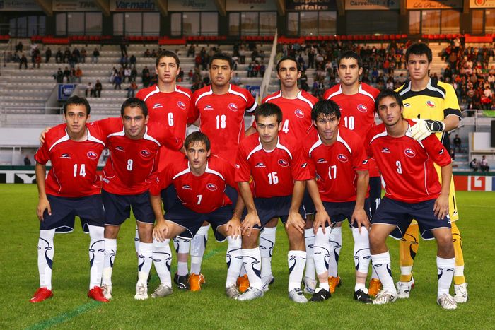 U-23 Chile National Team Group Line-Up (CHI), MAY 20, 2008 - Football : 36th Festival International 'Espoirs' of Toulon, Group A match between U-23 Chile 5-3 U-23 France at Stade Mayol, Toulon, France.  (Photo by AFLO SPORT) [1045]