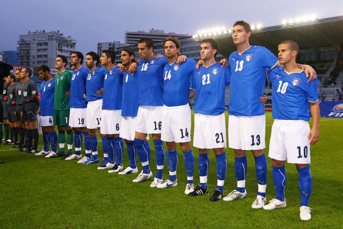 U-23 Italy National Team Group (ITA), MAY 29, 2008 - Football : 36th Festival International 'Espoirs' of Toulon, Final match between U-23 Italy 1-0 U-23 Chile at Stade Mayol, Toulon, France.  (Photo by AFLO SPORT) [1045]