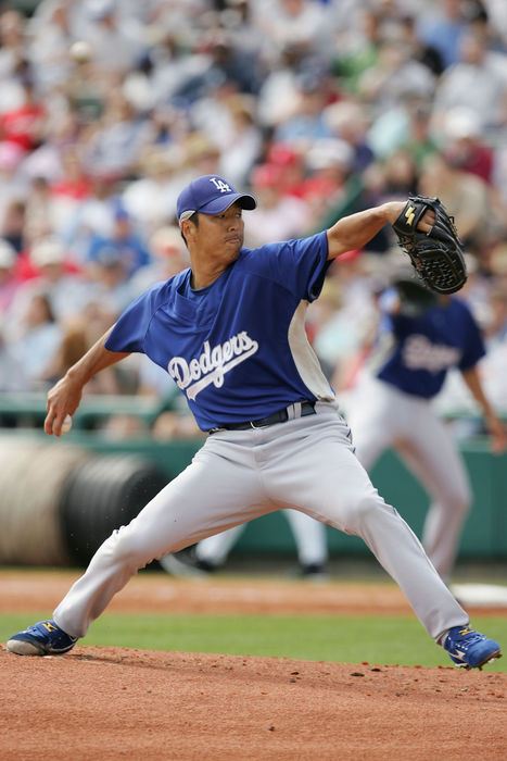 Hiroki Kuroda (Dodgers), Hiroki Kuroda
FEBRUARY 29, 2008 - MLB : Spring Training Match
Spring Training Match
between Atlanta Braves - Los Angeles Dodger
(Photo by YUTAKA/ABCA)
(Photo by YUTAKA/AFLO SPORT) [1040].