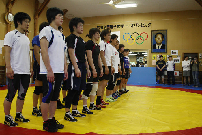 Japan Women's National Team Group, MAY 19, 2008 - Wrestling : Japan Women's National Team Training at Oka Wrestling Dojo, Niigata, Japan. Photo by YUTAKA/AFLO SPORT) [1040].