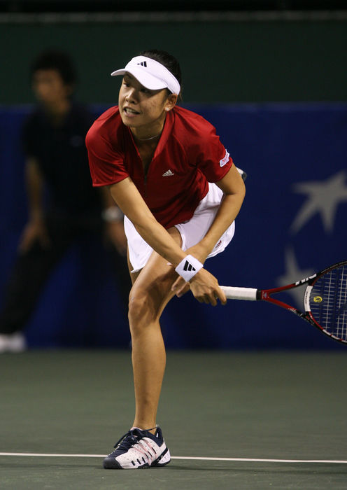 Aiko Nakamura (JPN), JULY 16, 2006 - Tennis : Fed Cup by BNP Paribas World Group Play Off, Macth between Japan and Austria, at Ariake Colosseum, Tokyo, Japan. (Photo by AFLO SPORT) [1035].