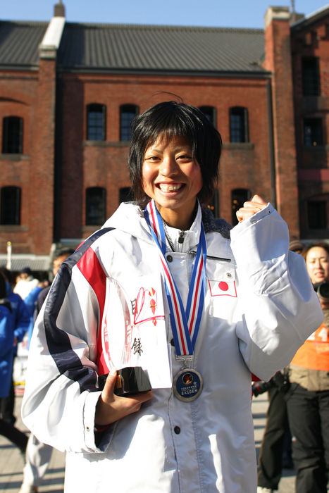 Yuriko Kobayashi (JPN), FEBRUARY 24, 2008 - Ekiden : Yokohama International Women's Ekiden 2008 in Kanagawa, Japan. Takashi Watanabe/AFLO SPORT) [1015].