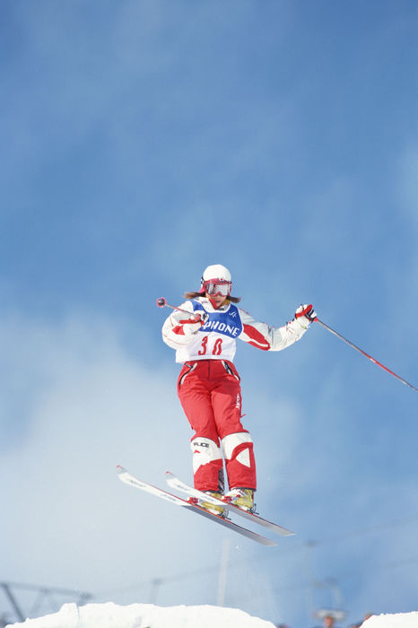 Mika Sakashita (JPN)
JANUARY 30, 2000 - Freestyle Skiing :.
Mika Sakashita of Japan in action during the FIS Freestyle World Cup Women's Mogul at Madarao Kogen in Nagano, Japan.
(Photo by Takashi Watanabe/AFLO SPORT) [1015].