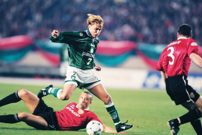 1999 Toyota Cup Paulo Nunes  Palmeiras ,  NOVEMBER 30, 1999   Football : Intercontinental Cup  quot Toyota Cup quot  match between Manchester United   Palmeiras at national stadium, Tokyo, Japan.   Photo by Koji Aoki AFLO SPORT   0008 