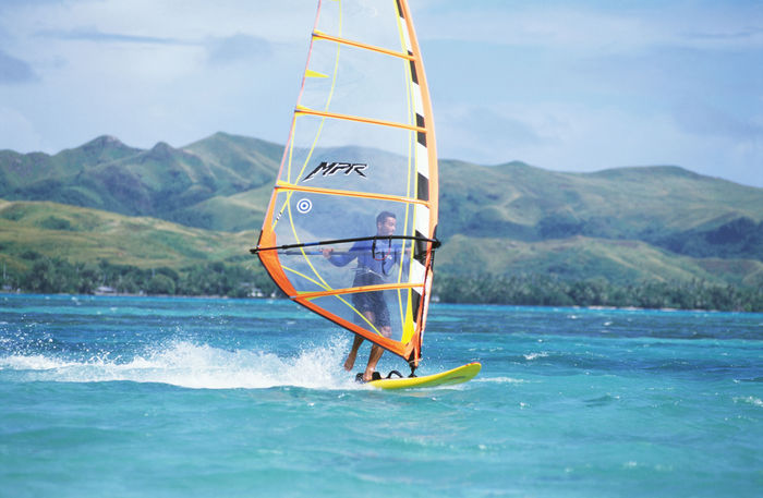 Natsuki Iijima,
1998 - Wind Surfing : Profesional Wind Surfer Natsuki Iijima in action in the Cocos Islands.
Profesional Wind Surfer Natsuki Iijima in action in Cocos Islands.
(Photo by 2007 h.iijima/AFLO) [0026].
