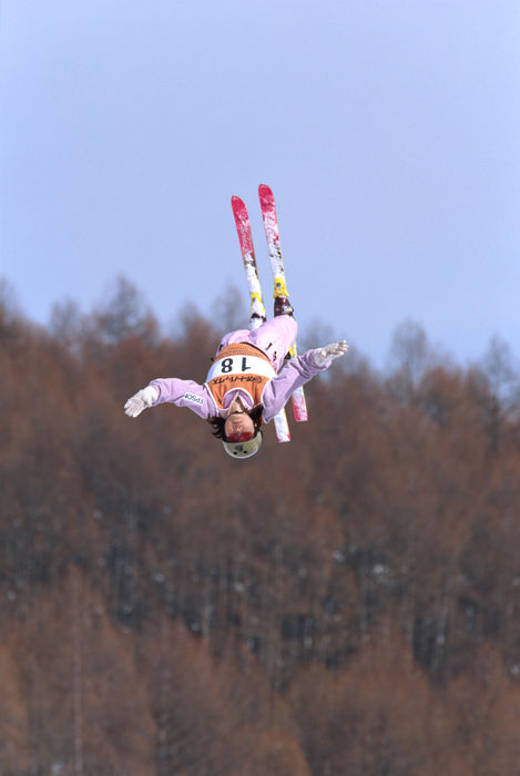 Chiyoko Iwabuchi (JPN)
FEBRUARY 6, 1997 - Freestyle Skiing : Chiyoko Iwabuchi of Japan in action during the Women's Aerial at the 1997 FIS World Freestyle Ski Championships in (Photo by AFLO SPORT)
(Photo by AFLO SPORT) [0006].