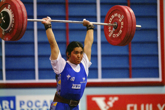 Tianni Sun (CHN), 
DECEMBER 11, 1998 - Weightlifting : Tianni Sun of China wins the gold medal and breaks the world record in the Women's Weightlifting 69kg class at the Asian Games 1998 in Bangkok, Thailand.
(Photo by Masakazu Watanabe/AFLO SPORT) [0005]
