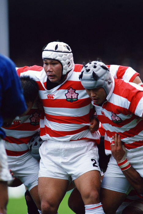 1999 Rugby World Cup First round league Pool D Masahiro Kunda  JPN  OCTOBER 3, 1999   Rugby : Masahiro Kunda of Japan during the IRB World Cup 1999 Pool D match between Japan 9 43 Samoa at Racecourse Ground in Wrexham, Wales.   Photo by Jun Tsukida AFLO SPORT   0003 .
