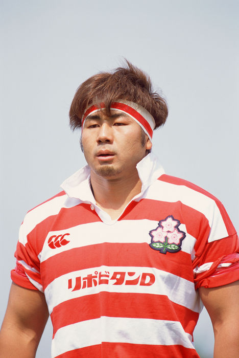 Tsuyoshi Kinoshita (JPN), Japan
MAY 26, 2002 - Rugby : A portrait of Tsuyoshi Kinoshita of Japan before the Lipovitan D Challenge 2002 match between Japan 29-41 Tonga at Kumagaya Sports Culture Park in Saitama, Japan.
 (Photo by Jun Tsukida/AFLO SPORT) [0003].