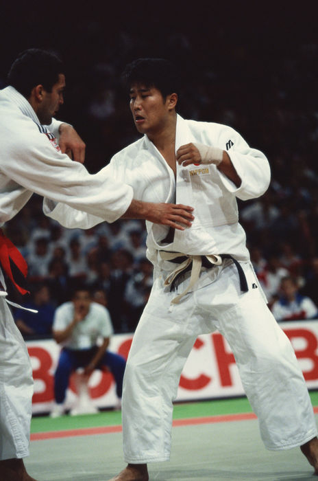 Yoshio Nakamura (JPN)
OCTOBER 9, 1997 - Judo :.
Yoshio Nakamura of Japan in action during the 20th World Judo Championships 1997 Men's -95kg match at Palais Omnisports de Paris Bercy in Paris, France.
 (Photo by Jun Tsukida/AFLO SPORT) [0003].