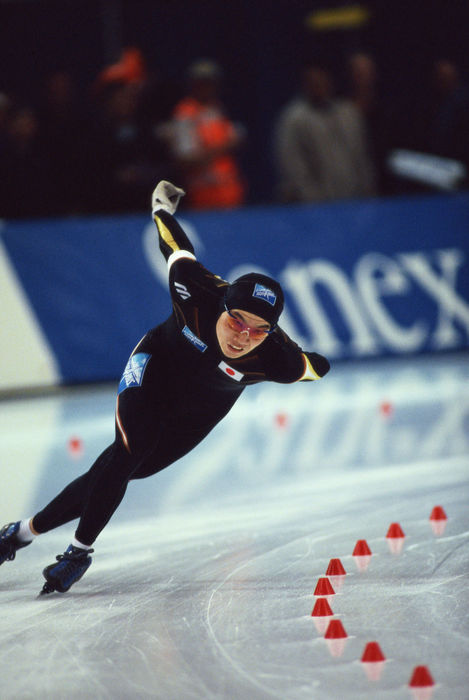 Hiroyuki Noake (JPN)
MARCH 9, 2001 - Speed Skating : Hiroyuki Noake of Japan in action during the Men's 1500m at the 2001 ISU World Speed Skating Single Distance Championships at Utah Olympic Oval in Salt Lake City, Utah, USA.
 (Photo by Jun Tsukida/AFLO SPORT) [0003].