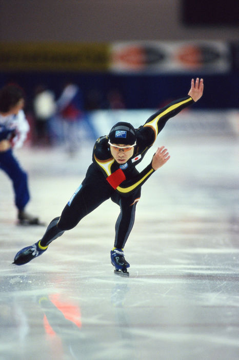 Toyoki Takeda (JPN)
MARCH 2001 - Speed Skating : Toyoki Takeda of Japan in action during the 2001 ISU World Speed Skating Single Distance Championships at Utah Olympic Oval in Salt Lake City, Utah, USA.
 (Photo by Jun Tsukida/AFLO SPORT) [0003].