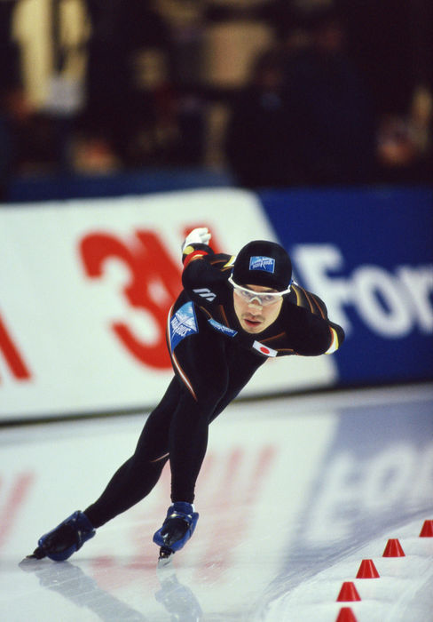 Toshihiko Itokawa (JPN)
MARCH 10, 2001 - Speed Skating : Toshihiko Itokawa of Japan in action during the Men's 5000m at the 2001 ISU World Speed Skating Single Distance Championships at Utah Olympic Oval in Salt Lake City, Utah, USA.
 (Photo by Jun Tsukida/AFLO SPORT) [0003].