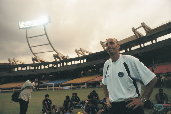 Stephen (IND), 
MARCH 30, 2004 - Football : Head coach Stephen during the trainning session for 2006 FIFA World Cup Germany Preliminary Competition -Asia Zone- Group3 match at Nehru stadium, Kerala, India. 
(C)AFLO FOTO AGENCY (006)