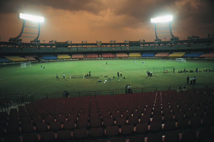 Nehru stadium, 
MARCH 30, 2004 - Football : The ambiance shot. General view of stadium. the trainning session for 2006 FIFA World Cup Germany Preliminary Competition -Asia Zone- Group3 match at Nehru stadium, Kerala, India. 
(C)AFLO FOTO AGENCY (006)