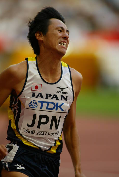 Mitsuhiro Sato (JPN), AUGUST 30, 2003 - track and field:The 9th IAAF World Athletics Championships Paris,France. . (Photo by Jun Tsukida/AFLO SPORT) (003)