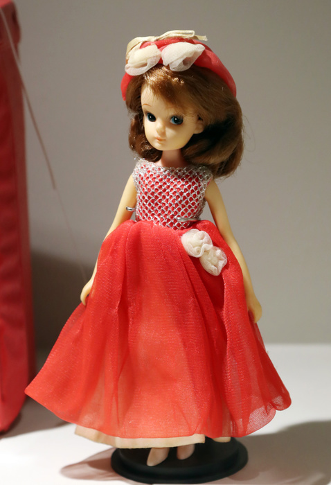 Commemorative exhibition at Matsuya Ginza to mark the 50th anniversary of the birth of Rika chan March 22, 2017, Tokyo, Japan   The first model of vintage Licca chan doll is displayed for the Licca chan dolls exhibition to celebrate the doll s 50th birthday at the Matsuya department store in Tokyo on Wednesday, March 22, 2017.  An exhibition of Licca chan dolls, Japanese toy giant Tomy sold over 60 million units in the world, started here for the 50th anniversary through April 3.    Photo by Yoshio Tsunoda AFLO  LwX  ytd 
