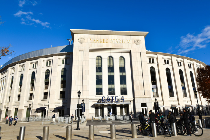 Exterior view of Yankee Stadium, New York City, Gate 4