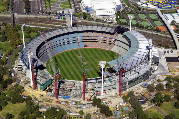 Melbourne Cricket Ground, Melbourne, Victoria, Australia - aerial