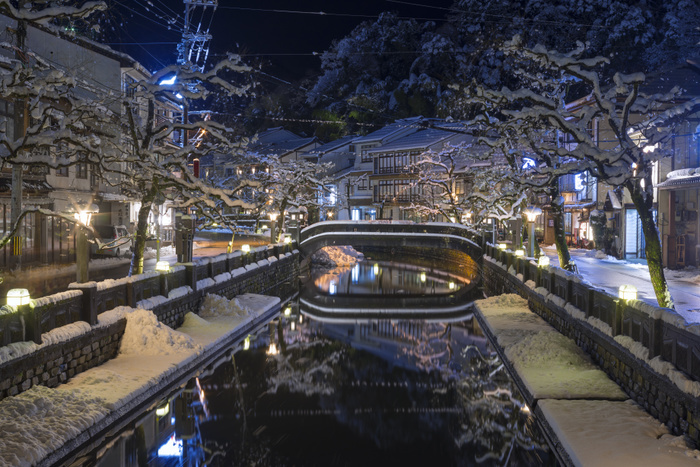 Kinosaki Onsen Night View, Toyooka City, Hyogo Prefecture