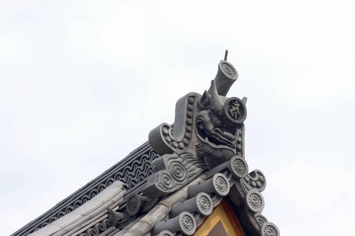Onigawara (devil's tile) at Kiyomizu-dera Temple