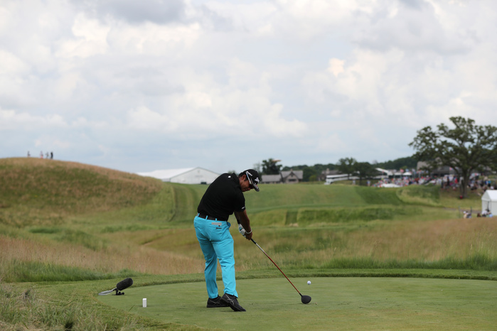 117th U.S. Open Championship Hideki Matsuyama Hideki Matsuyama  JPN , JUNE 17, 2017   Golf : Hideki Matsuyama of Japan tees off on the 8th hole during the third round of the 117th U.S. Open Championship at Erin Hills golf course in Erin, Wisconsin, United States.