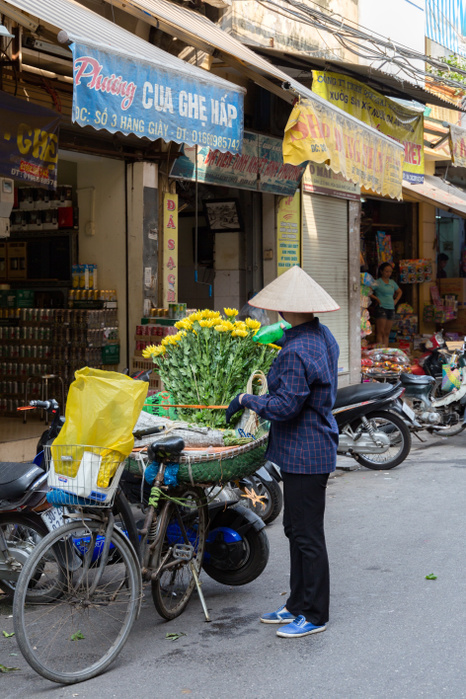 Flower shop on Hanoi 36th street