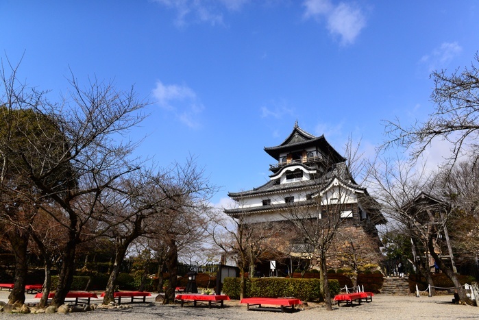 National Treasure Inuyama Castle  March 8, 2017  Inuyama Castle, a national treasure, in Inuyama City, Aichi Prefecture, Japan, on March 8, 2017.