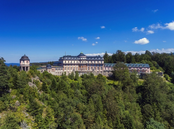 Germany Schlosshotel Buehlerhoehe, luxury hotel, currently closed, Schwarzwaldhochstrasse, Black Forest, Buhl, Baden Weibrttemberg, Germany, Europe   Photographer: Arnulf Hettrich