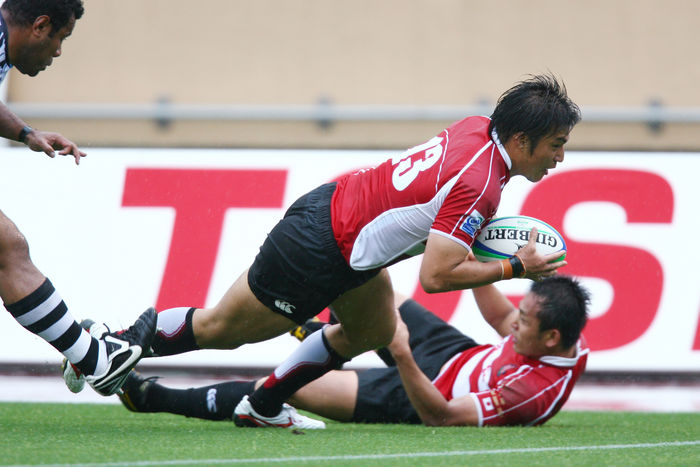 Koji Taira (JPN), JUNE 22, 2008 - Rugby : IRB Pacific Nations Cup 2008 Japan Round match between Japan 12-24 Fiji at National Stadium, Tokyo, Japan. Photo by AFLO SPORT) [1045].