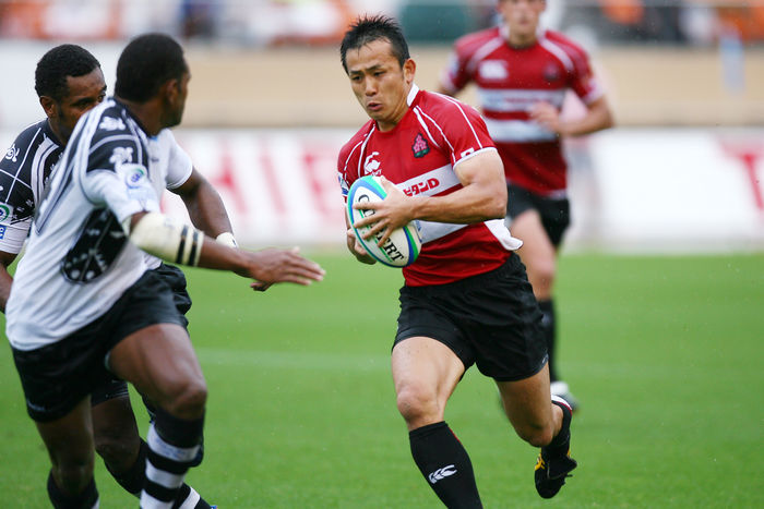 Hirotoki Onozawa (JPN), JUNE 22, 2008 - Rugby : IRB Pacific Nations Cup 2008 Japan Round match between Japan 12-24 Fiji at National Stadium, Tokyo, Japan. (Photo by AFLO SPORT) [1045].