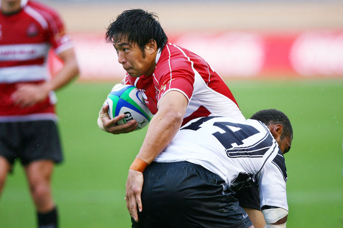 Kosuke Endo (JPN), JUNE 22, 2008 - Rugby : IRB Pacific Nations Cup 2008 Japan Round match between Japan 12-24 Fiji at National Stadium, Tokyo, Japan. Photo by AFLO SPORT) [1045].