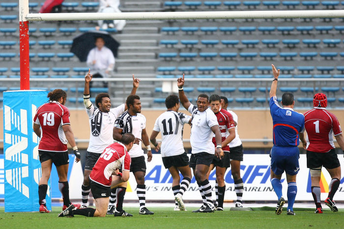 Rugby Japan National Team Group (JPN), JUNE 22, 2008 - Rugby : IRB Pacific Nations Cup 2008 Japan Round match between Japan 12-24 Fiji at National Stadium, Tokyo, Japan. (Photo by AFLO SPORT) [1045].