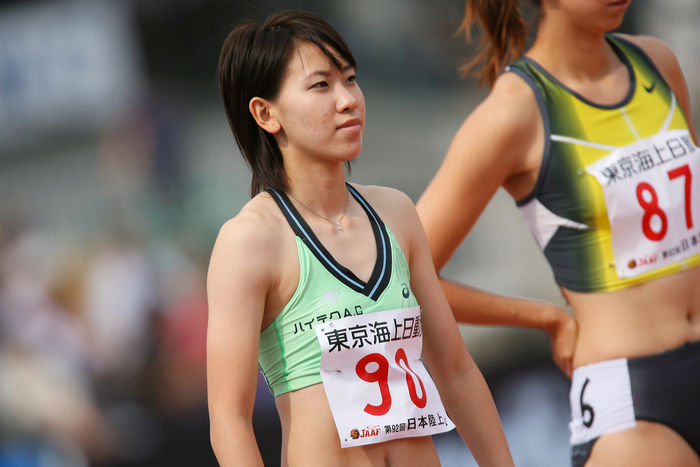 Chisato Fukushima, JUNE 28, 2008 - Athletics : The 92nd Japan Athletics Championship, Women's 100m Heat at Todoroki Stadium, Kanagawa, Japan. (Photo by AFLO SPORT) [1045].