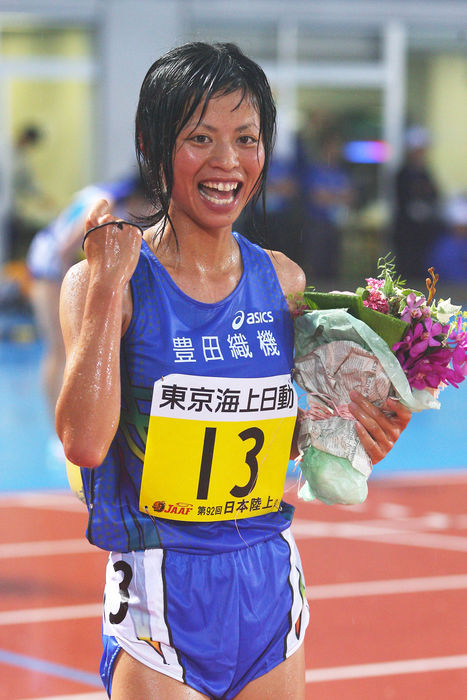 Yuriko Kobayashi, JUNE 29, 2008 - Athletics : The 92nd Japan Athletics Championship, Women's 5000m Final at Todoroki Stadium, Kanagawa, Japan. (Photo by AFLO SPORT) [1045].