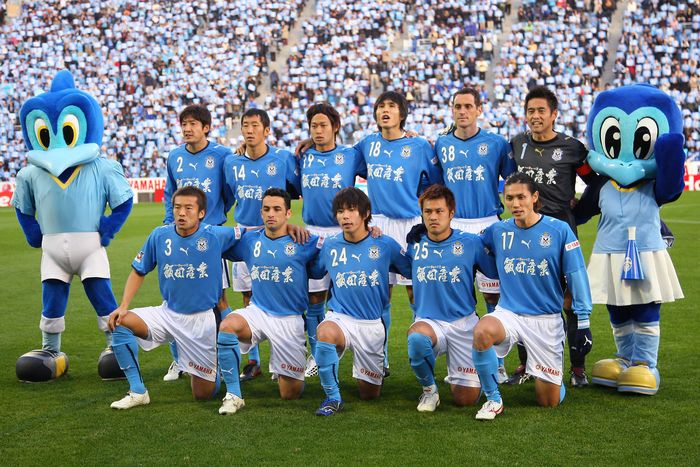 Jubilo Iwata Team Group Line-up, DECEMBER 13, 2008 - Football : 2008 J.LEAGUE Division 1 and Division 2 play off 2nd Leg, match between Jubilo Iwata 2-1 Vegalta Sendai at YAMAHA Stadium, Shizuoka, Japan. (Photo by AFLO SPORT) [1045].